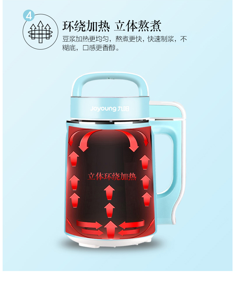 Joyoung / Jiuyang DJ06B-DS61SG Sữa đậu nành Công suất nhỏ Mini Nhà đơn hoàn toàn tự động Nấu ăn máy làm sữa hạt hàn quốc