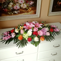 Conference table flower simulation flower decoration ornaments fake flower rose stage flower silk flower platform flower decoration conference room decoration