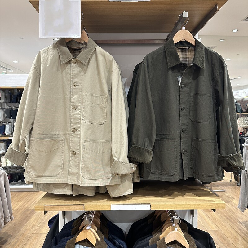 Fitting Room-Produced Autumn New Casual Lapel Jacket Tops for Men and Women 488828/488829/487688