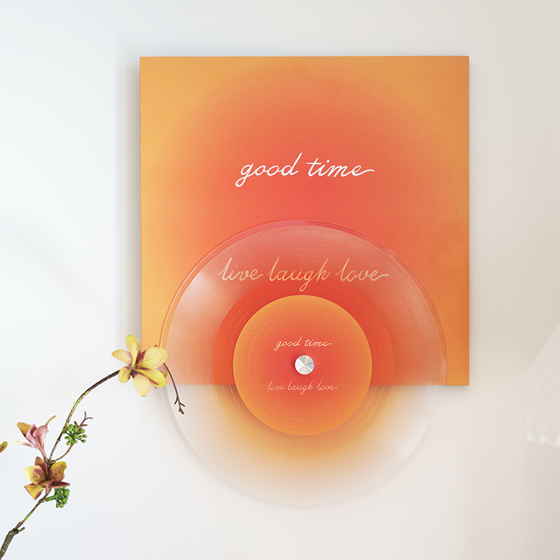 Sunset Atmosphere Colored Adhesive ins Record Decoration Painting Hanging Piece Sofa Bedroom Living Room Combination Wall Study Hanging Painting
