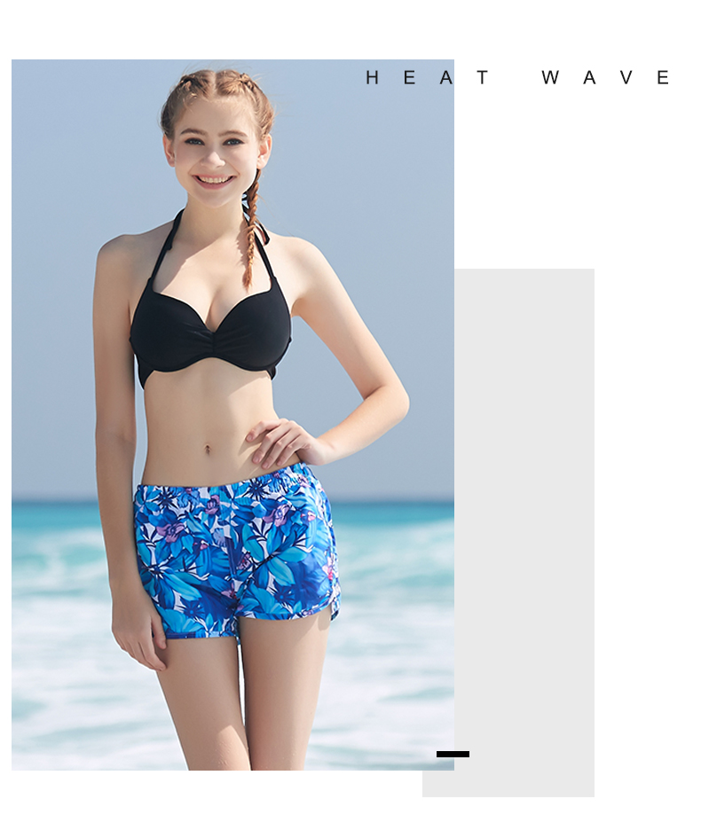 Quần bơi nước nóng sóng nhiệt thân ngọt và thoải mái đẹp khô nhanh chóng quần short kỳ nghỉ quần dài thiết bị bơi nữ - Quần bãi biển 	quần đi biển bé trai