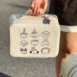 Милая косметичка, портативная вместительная и большая сумка через плечо для путешествий, брендовая сумка-органайзер