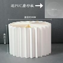 Display center island heterochromatic cylindrical props display cabinet floor display stand display table folding paper window dessert table