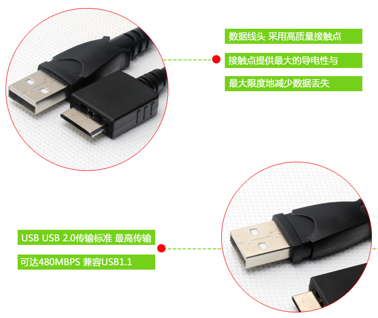 NWZ-E463 Z1050 E474 S764 Sony Computer MP3 MP4 USB sạc cáp kết nối với cáp - Phụ kiện MP3 / MP4 kẹp tai nghe cài áo