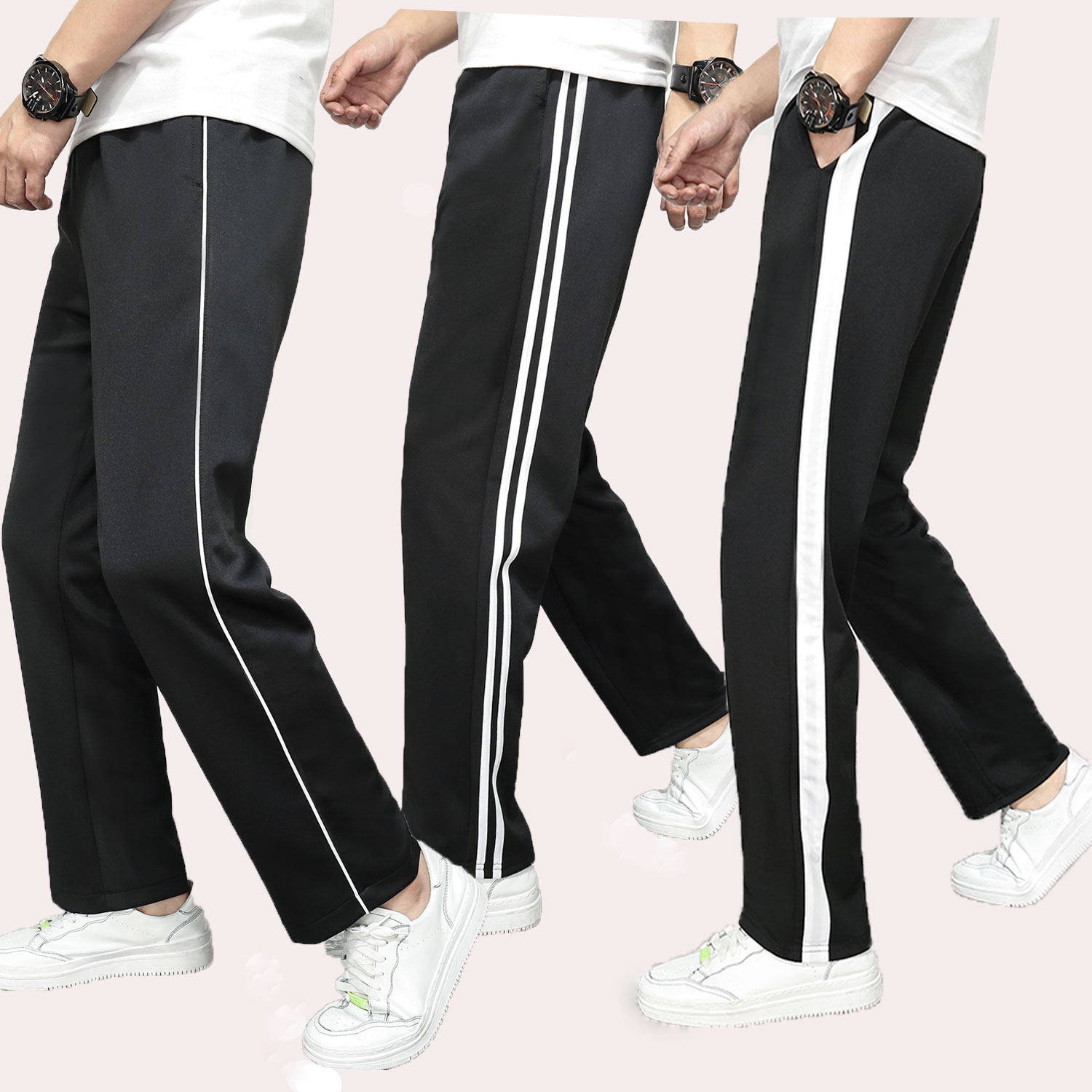 Spring and Autumn School Uniform Pants One pair of leveraged pants two pairs of men's trousers