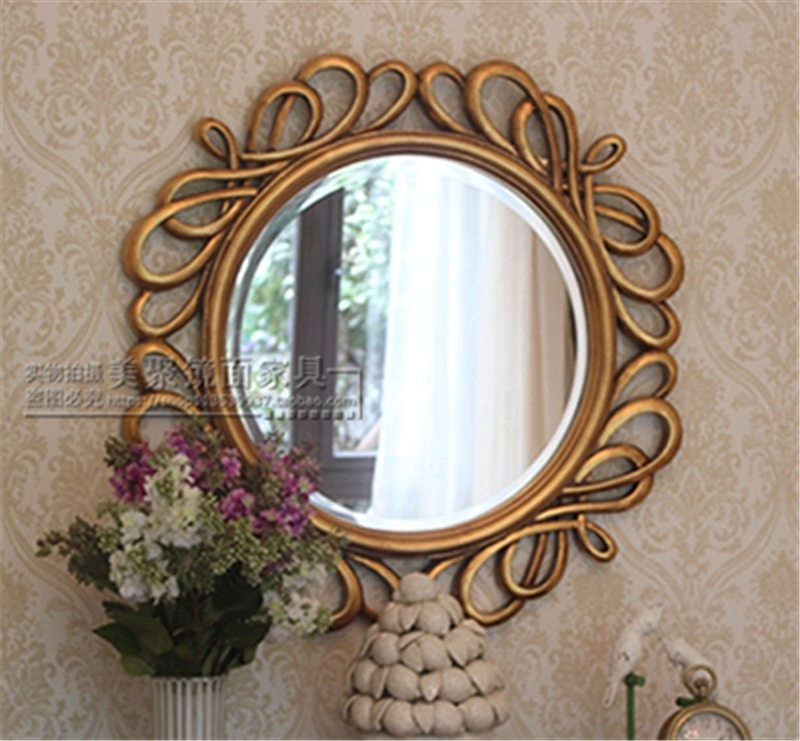 Decorative Mirror Bathroom mirror MIRROR WALL MIRROR WALL MIRROR WALL-MOUNTED MIRROR MAKEUP MIRROR HANGING MIRROR SOFA BACKGROUND WALL HANGING mirror