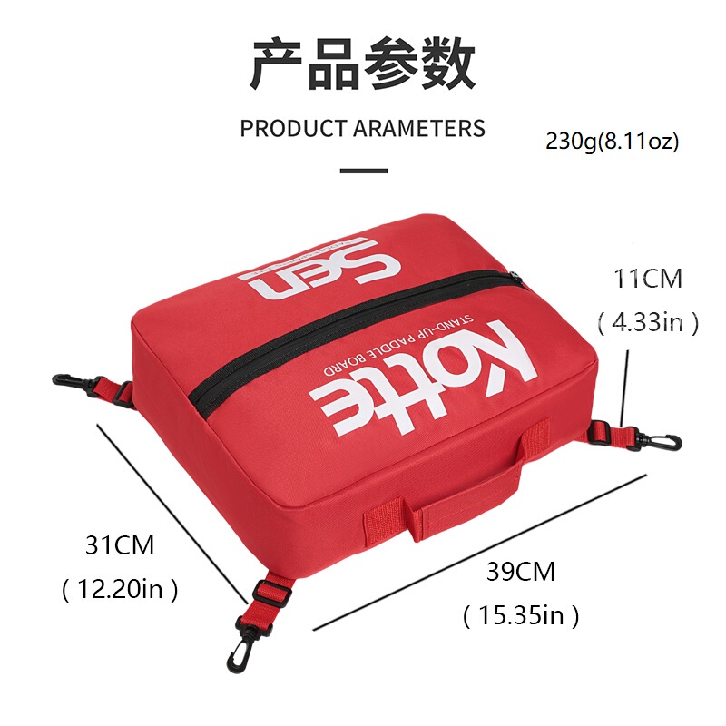Kottesen Surfboard Bow Storage Bag Large Capacity Outdoor Portable Storage Bag Deck Storage Bag Handbag Kottesen Surfboard Bow Storage Bag Large Capacity Outdoor Portable Storage Bag Deck Storage Bag Handbag