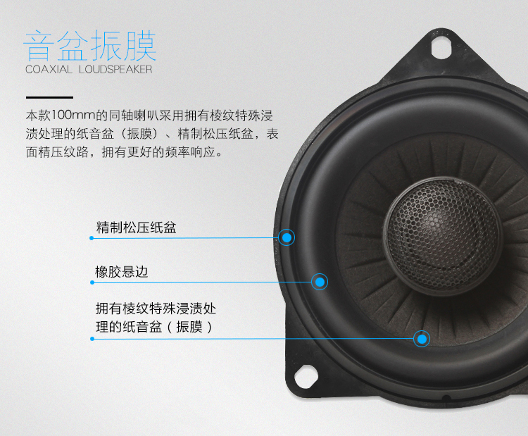 ETON(伊頓) B100X CN寶馬專車專用中置喇叭