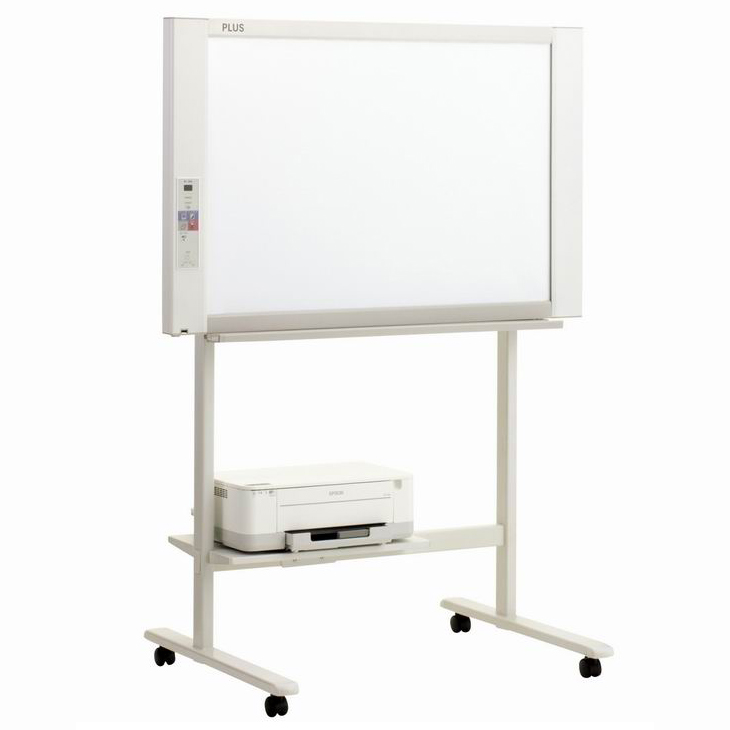 Plus N-20J electronic whiteboard compact and stylish with stand with printer convenient photocopying network function