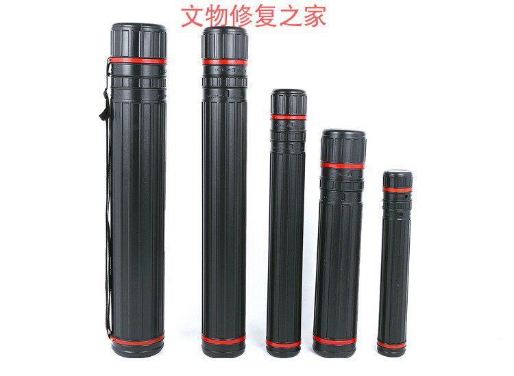 Archaeological geology and mine investigation field commonly used drawings Chinese painting calligraphy and painting scroll plastic telescopic storage cylinder storage cylinder