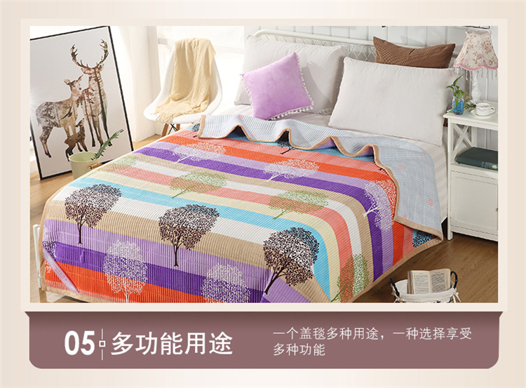 Khăn trải giường bằng vải nhung siêu mềm được may bằng vải nhung ngắn đơn sang trọng thảm chân giường