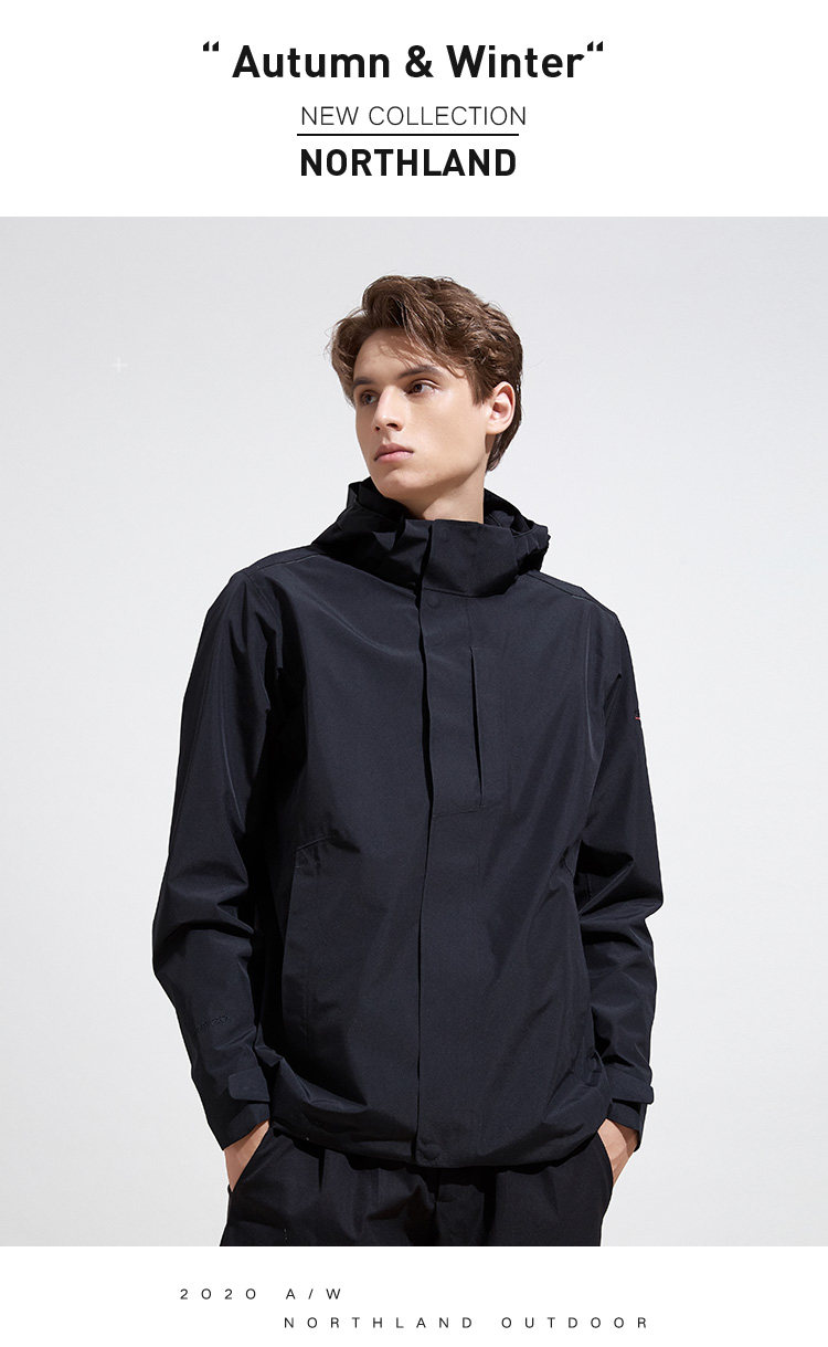 诺诗兰 男 Gore-Tex 单层冲锋衣 夹克外套 图21
