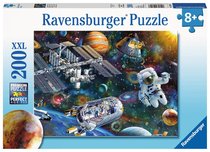 (Spot) Ravensburger space exploration 200 pieces of German imported puzzle childrens toys