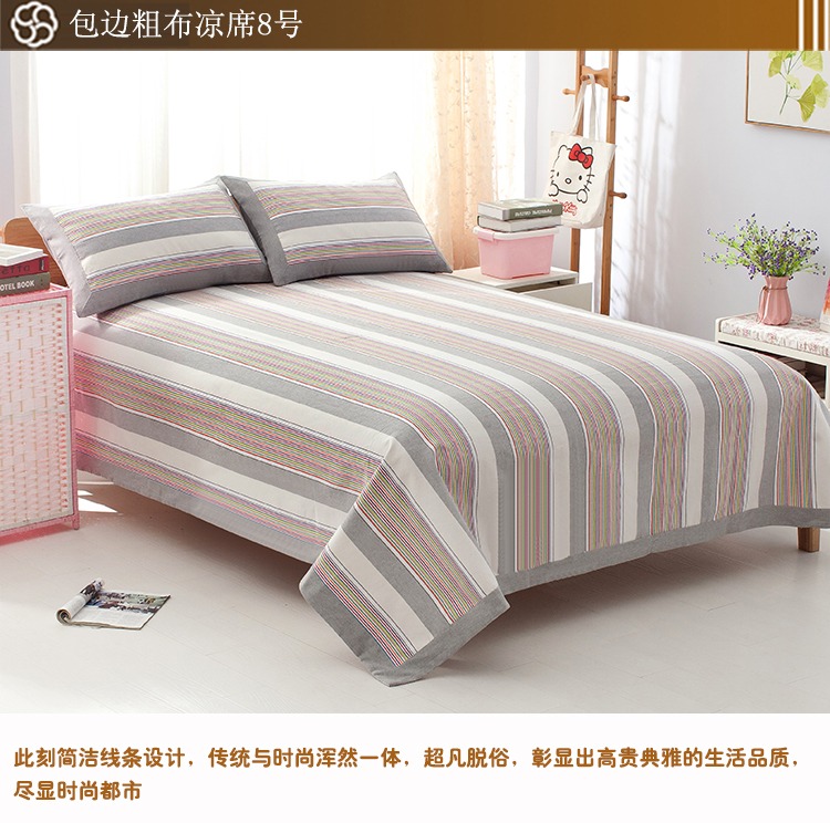 Cotton cũ vải thô mat ba mảnh cotton điều hòa không khí gấp mat cũ vải thô mat canvas mat 1.51.8