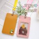 Separated card holder, two cards do not interfere with transfer card, student meal card, bus access card protective cover, hanging neck card holder