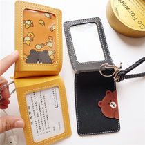 Corgi creative split double-layer card cover Bus card Subway campus meal card card card card card card card card card card card