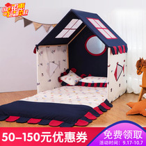 Childrens tent boy home toy home doll Navy style indoor Baby Game House bed
