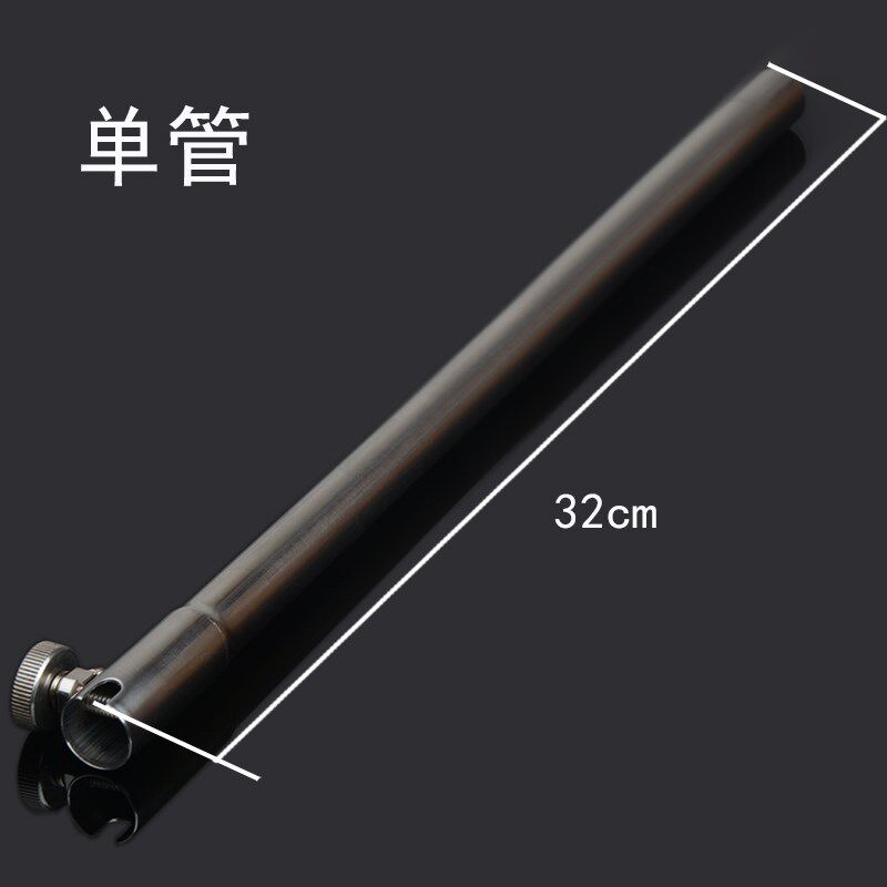 Fishing box with universal pull bait tray Bait box Bracket tube Bubble loose gun basin support tube Extension rod Stainless steel