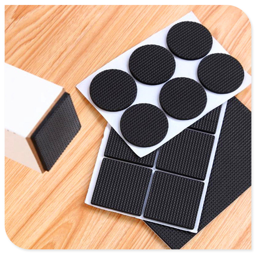 Pedal sound anti-collision sticker protection pad non-slip bathroom door back door?With car foot cushion foot cover Taishi chair
