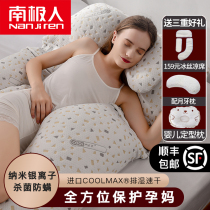 Antarctic pregnant woman pillow waist support side sleeping pillow Sleeping side sleeping pillow Summer supplies pregnancy belly support artifact pillow