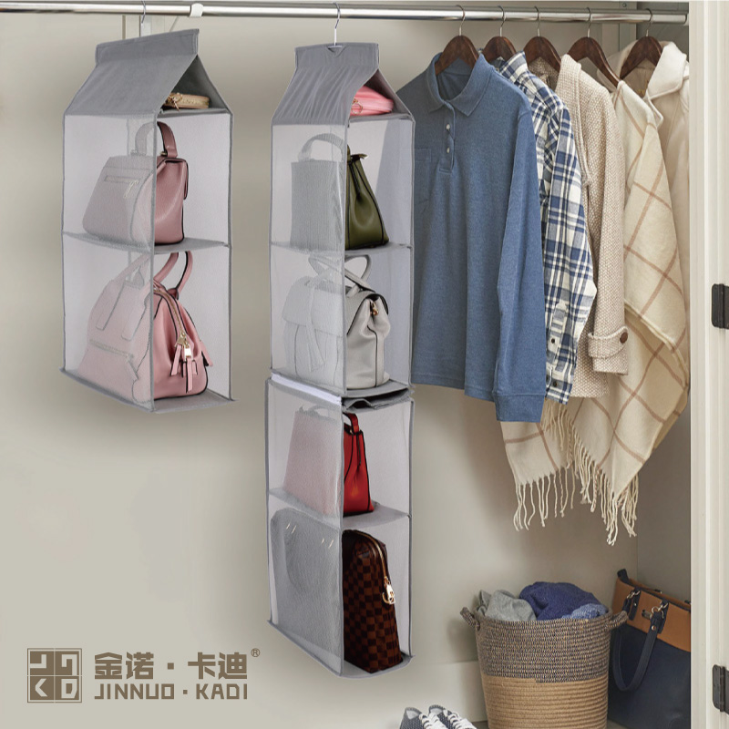 Out of Japanese wall Hanging Bag Containing Hanging Bag Wardrobe Suspended Finishing Bag God Instrumental Cloth anti-dust shelving shelf