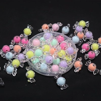 Коробка 21 мм красочная конфеты [около 45 штук] Смешанная линия подачи цвета