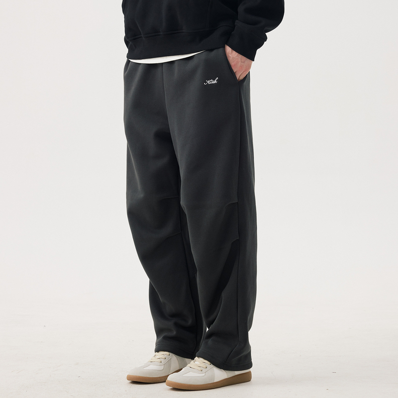 Kith Autumn and Winter Fleece-Lined Pants Men's Trendy American-Style Paratrooper Cargo Pants Men's Straight-Leg Casual Sweatpants Sports Long Pants Kith Autumn and Winter Fleece-Lined Pants Men's Trendy American-Style Paratrooper Cargo Pants Men's Straight-Leg Casual Sweatpants Sports Long Pants