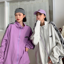 How to foam vintage leisure sweatsuit sportswear set womens 2021 Autumn New bunch foot pants two-piece set