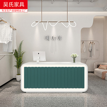 Clothing store cashier shop small counter table convenient beauty salon haircut commercial front desk simple modern bar