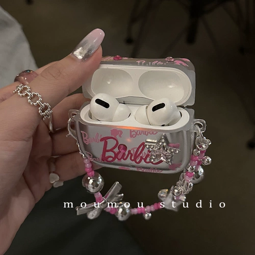 Moumou Studio Япония и Южная Корея Сумка Звезда Стар -Стар -Алмаз применимо Apple Bluetooth милые Airpods 2 Защитные корпусы Girl Pro Chain