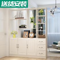 Showcase shoe access wine floor-to-ceiling living room cabinet household wall multifunctional white shelf two