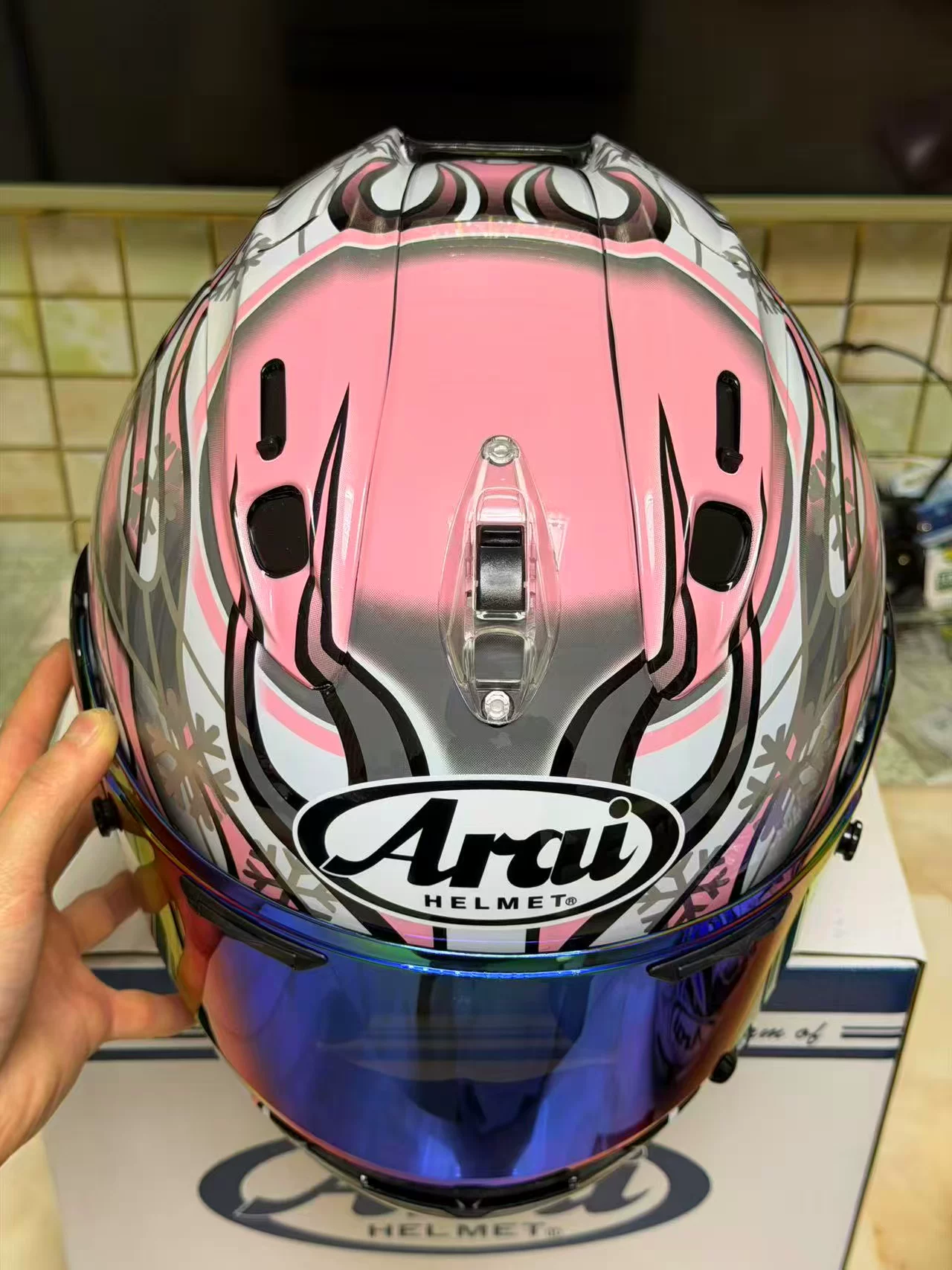 Шлем для мотоциклистов Arai Rx7x Pink Fong He Trip, безопасность, мужской и женский, универсальный для всех сезонов