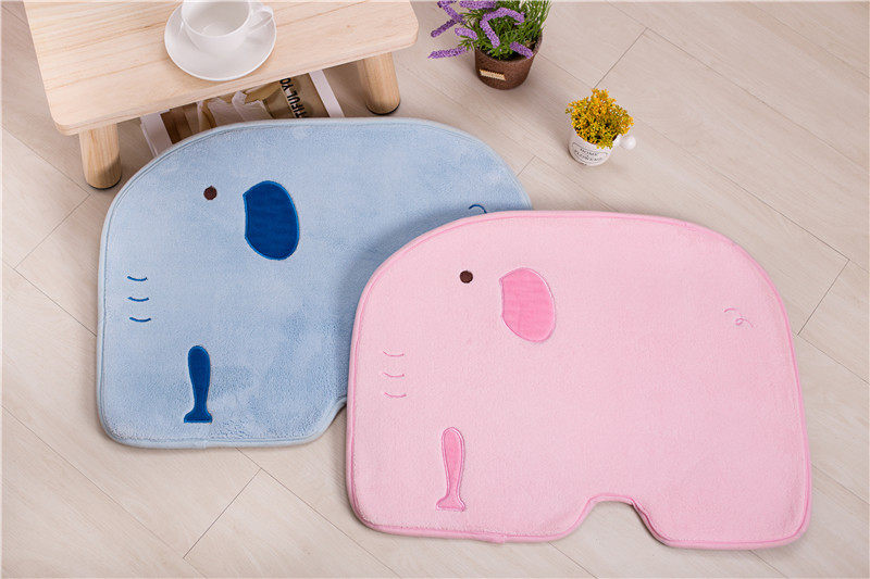 Clearance special Japanese and Korean style elephant room children's room foyer floor mat