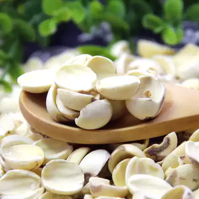 Hunan specialty de-core grinding white lotus seeds dry goods large white lotus seeds 500g coreless lotus seed fragments