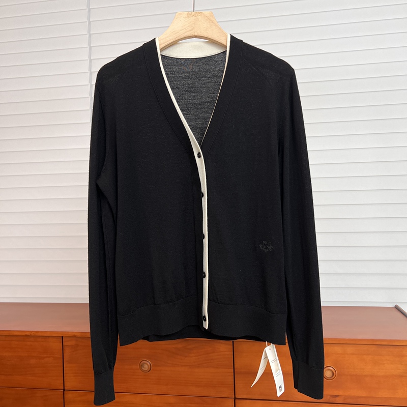 "Temperament and Elegance Coexist" Xin'Ao 60-Count Double-Strand High-Count Fine-Spun Wool Cardigan 2065