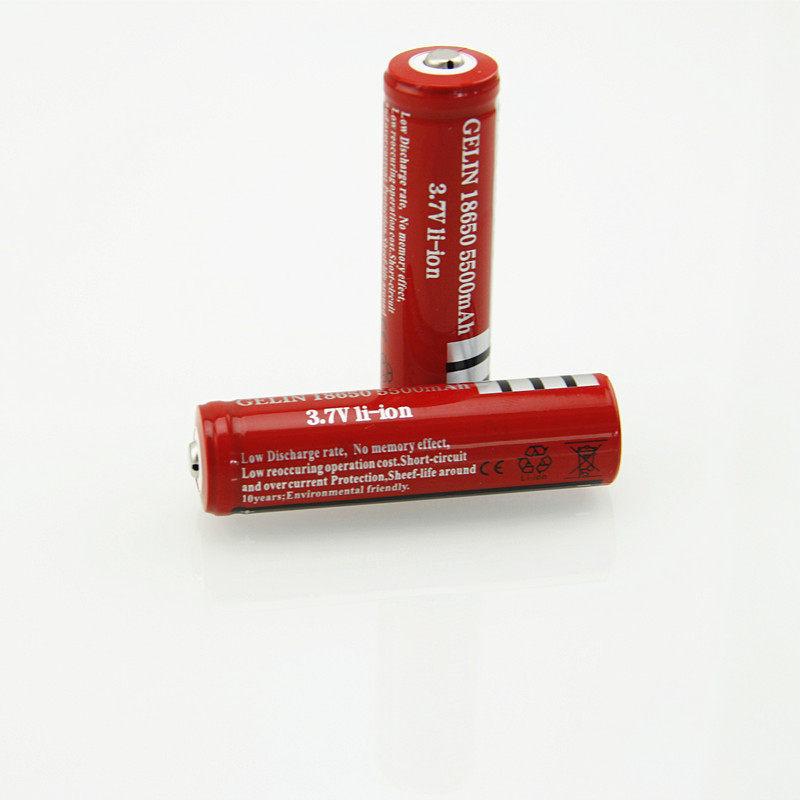 Intense light flashlight battery 18650 rechargeable battery 6800 mAh large capacity electric core 3 7V Li-ion battery