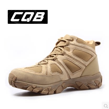 cqb windwalker outdoor non-slip waterproof mountaineering shoes men's honeycomb breathable hiking shoes shockproof climbing shoes