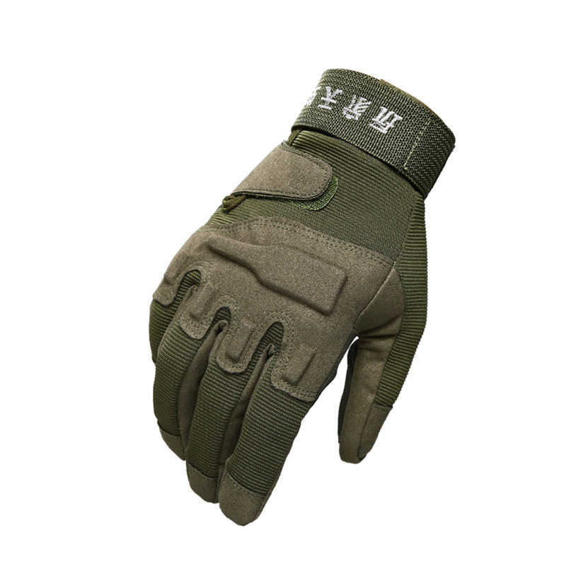 CQB player born outdoor tactical gloves Male full finger special forces non-slip black hawk gloves anti-cut fighting riding