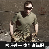  Daily special CQB summer outdoor T-shirt round neck short sleeve cotton tight mens physical training T-shirt slim