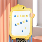 babygo儿童画板家用男女孩婴幼儿磁性涂鸦板绘画多功能支架式玩具