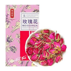 华喜堂玫瑰花茶大朵干玫瑰可搭桂圆红枣枸杞泡水女人气血养生茶叶