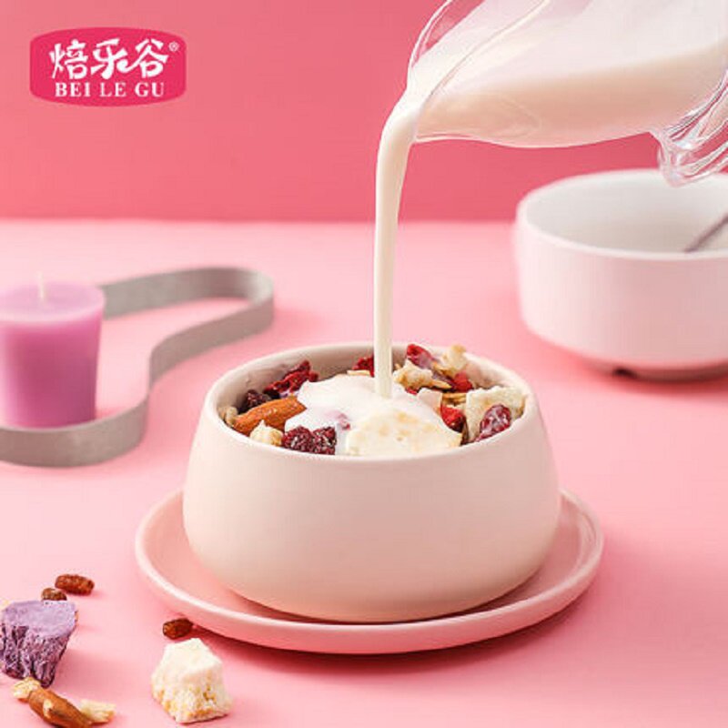 焙乐谷酸奶果麦脆水果燕麦片早餐干吃400g代餐烘焙懒人速食零食