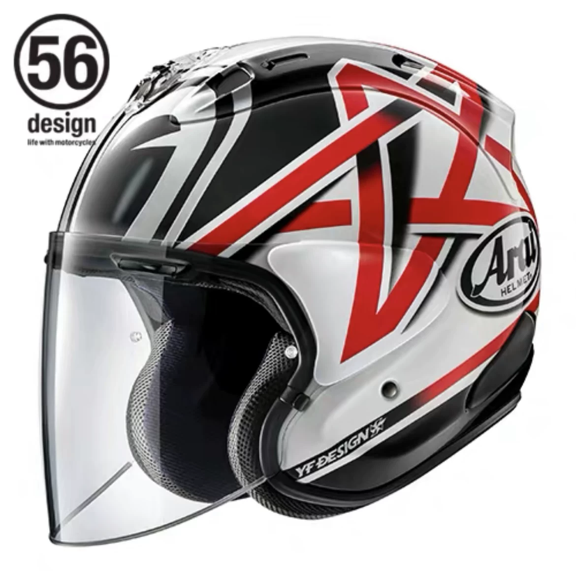 Сертифицированный SNELL шлем ARAI VZ-RAM всесезонный мотоциклетный шлем для взрослых, шлем 3/4, материал углеродистого волокна SRC