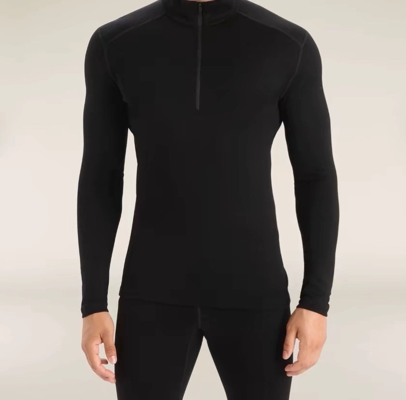 Icebreaker 100% Wool 260Tech Half-Zip Crew Neck Thermal Underwear