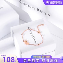 Little ck unicorn Net red best friend bracelet female ins niche design light luxury exquisite high sense 2021 New