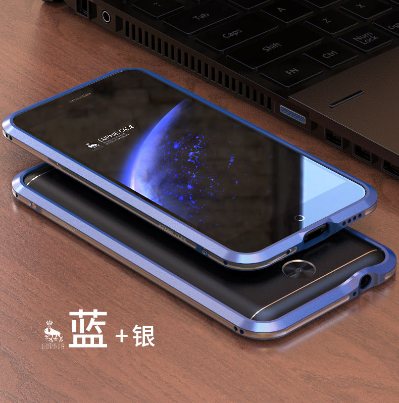 Luphie Bicolor Blade Sword Slim Light Aluminum Bumper Metal Shell Case for QIKU 360 N5