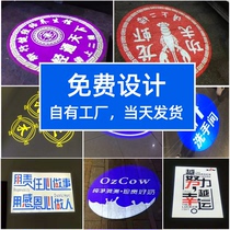 Advertising projection light logo door head spotlight outdoor floor creative pattern text rotating shop logo light customization