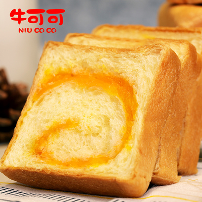 牛可可蛋黄夹心吐司手撕面包210g