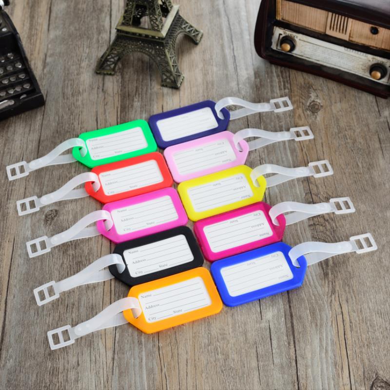 Luggage tag tag suitcase creative plastic plane boarding pass pendant label luggage tag tag check-in card custom