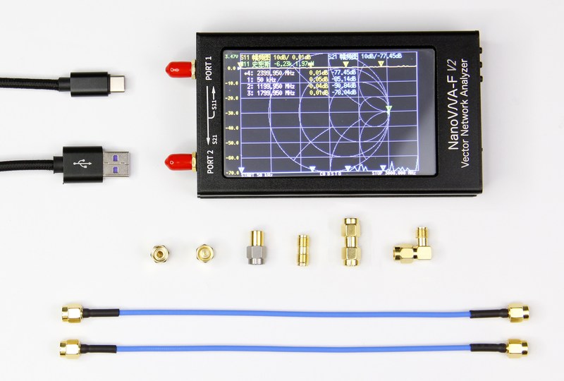 Nanovna-V2 F 10k-3g Vector Network Analyzer 4.3inch Hf Vhf Uhf Antenna Analyzer Nanovna-V2 F 10k-3g Vector Network Analyzer 4.3inch Hf Vhf Uhf Antenna Analyzer
